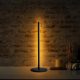 Elegant Black Table Lamp with Metal Body, 51 cm Height, 18 cm Base Plate | 12W LED Socket, 3000K Warm Light, 80 CRI | Perfect for Modern Home Decor, Living Room & Bedroom Lighting