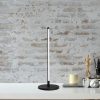 Elegant Black Table Lamp with Metal Body, 51 cm Height, 18 cm Base Plate | 12W LED Socket, 3000K Warm Light, 80 CRI | Perfect for Modern Home Decor, Living Room & Bedroom Lighting