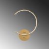 Elegant Gold Wall Lamp, Metal Body, 33 x 46 x 6 cm | Integral LED 12W 3000K | Stylish Design for Modern Home Decor | IP20 Rated, Perfect for Living Room, Bedroom & Hallway Lighting
