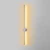 Stylish Grey Wall Lamp, Metal Body, 91 x 10 x 7 cm | IP20 Rated, SMD LED 13W 3000K | Perfect for Modern Living Rooms & Bedrooms, Sleek Design with Durable Metal Base Plate