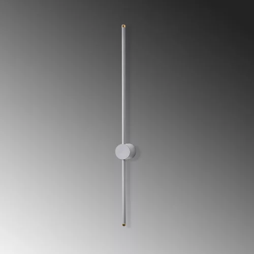 Stylish gray wall lamp, metal housing, 91 x 10 x 7 cm | IP20 rated, SMD LED 13W 3000K | Perfect for modern living rooms and bedrooms, slim design with a durable metal base