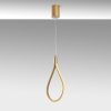 Elegant Gold Chandelier, Metal Body, 23 cm Width, Adjustable Height 50-100 cm, 10 cm Depth, SMD LED 11W 3000K, IP20 Rated, Perfect for Living Room & Dining Spaces, Stylish & Functional Lighting Solution.