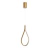 Elegant Gold Chandelier, Metal Body, 23 cm Width, Adjustable Height 50-100 cm, 10 cm Depth, SMD LED 11W 3000K, IP20 Rated, Perfect for Living Room & Dining Spaces, Stylish & Functional Lighting Solution.