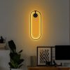 Stylish Black Wall Lamp, Metal Body, 17 x 48 x 10 cm | SMD LED 16W 3000K | IP20 Rated | Perfect for Modern Home Decor, Living Room & Bedroom Lighting, Sleek Design with Durable Base Plate