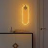 Elegant Gold Wall Lamp, Metal Body, 17 x 48 x 10 cm | SMD LED 16W 3000K | IP20 Rated | Stylish Lighting for Modern Home Decor, Living Room, Bedroom & Office Spaces, Durable & Chic Design