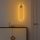 Elegant Gold Wall Lamp, Metal Body, 17 x 48 x 10 cm | SMD LED 16W 3000K | IP20 Rated | Stylish Lighting for Modern Home Decor, Living Room, Bedroom & Office Spaces, Durable & Chic Design
