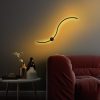 Stylish Black Wall Lamp, Metal Body, 90 x 17 x 10 cm | SMD LED 14W 3000K | Durable Metal Base Plate (7 cm Diameter) | IP20 Rated | Perfect for Modern Home Decor & Ambient Lighting