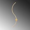 Elegant Gold Wall Lamp, Metal Body, 90 x 17 x 10 cm | SMD LED 14W 3000K | Stylish Lighting for Modern Home Decor, IP20 Rated, Perfect for Living Room & Bedroom Ambiance