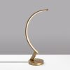 Elegant gold table lamp, metal housing, 47 cm high, 13 cm base | 12W LED socket, 3000K warm light | Perfect for modern interior design, a stylish and functional lighting solution