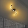 Elegant Black Chandelier, Metal Body, 67 cm Width x 5 cm Height x 10 cm Depth | Integral LED 16W 3000K | Stylish Lighting for Modern Home Decor, Dining Room & Living Spaces, IP20 Rated