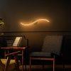 Elegant Gold Wall Lamp, Metal Body, 67 cm Height x 10 cm Width x 5 cm Depth | Integral LED 16W 3000K | Stylish Lighting for Modern Home Decor, Living Room, Bedroom & Office Spaces