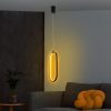 Elegant Black Chandelier, Metal Body, Adjustable Height 60-110 cm | 17 cm Width, 10 cm Depth | SMD LED 16W 3000K | Stylish Lighting for Modern Home Décor & Dining Spaces, IP20 Rated