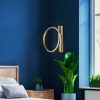 Elegant Gold Wall Lamp, Metal Body, 30 cm Diameter, 50 cm Depth | IP20 Rated, Integral LED 12W 3000K | Perfect for Modern Living Rooms, Bedrooms & Hallways, Stylish & Functional Lighting Solution