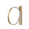 Elegant Gold Wall Lamp, Metal Body, 30 cm Diameter, 50 cm Depth | IP20 Rated, Integral LED 12W 3000K | Perfect for Modern Living Rooms, Bedrooms & Hallways, Stylish & Functional Lighting Solution