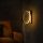 Stylish Black Wall Lamp, Metal Body, 30 cm Diameter, 50 cm Depth | IP20 Rated, Integral LED 12W 3000K | Perfect for Modern Home Decor, Elegant Lighting Solution for Any Room