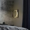 Stylish Black Wall Lamp, Metal Body, 30 cm Diameter, 50 cm Depth | IP20 Rated, Integral LED 12W 3000K | Perfect for Modern Home Decor, Elegant Lighting Solution for Any Room