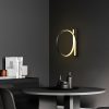 Stylish Black Wall Lamp, Metal Body, 30 cm Diameter, 50 cm Depth | IP20 Rated, Integral LED 12W 3000K | Perfect for Modern Home Decor, Elegant Lighting Solution for Any Room