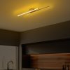 Elegant Gold Chandelier, Metal Body, 86 x 17 x 5 cm | Integral LED 16W 3000K | Stylish Lighting Fixture for Modern Home Decor, Dining Room & Living Spaces | IP20 Rated, Durable Design