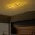 Elegant Gold Chandelier, Metal Body, 86 x 17 x 5 cm | Integral LED 16W 3000K | Stylish Lighting Fixture for Modern Home Decor, Dining Room & Living Spaces | IP20 Rated, Durable Design