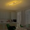 Elegant Gold Chandelier, Metal Body, 86 x 17 x 5 cm | Integral LED 16W 3000K | Stylish Lighting Fixture for Modern Home Decor, Dining Room & Living Spaces | IP20 Rated, Durable Design