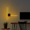 Stylish Black Wall Lamp, Metal Body, 61 x 42 x 3 cm | IP20, SMD LED 14.4W 3000K | Perfect for Modern Home Decor, Elegant Lighting Solution for Living Room & Bedroom Spaces