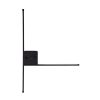 Stylish Black Wall Lamp, Metal Body, 61 x 42 x 3 cm | IP20, SMD LED 14.4W 3000K | Perfect for Modern Home Decor, Elegant Lighting Solution for Living Room & Bedroom Spaces