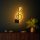 Stylish Black Wall Lamp, Metal Body, 20 x 45 x 3 cm | Integral LED 12W 3000K | Durable Metal Base Plate (10 cm Diameter) | Perfect for Modern Home Decor, Living Room & Bedroom Lighting