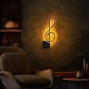 Stylish Black Wall Lamp, Metal Body, 20 x 45 x 3 cm | Integral LED 12W 3000K | Durable Metal Base Plate (10 cm Diameter) | Perfect for Modern Home Decor, Living Room & Bedroom Lighting