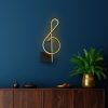 Stylish Black Wall Lamp, Metal Body, 20 x 45 x 3 cm | Integral LED 12W 3000K | Durable Metal Base Plate (10 cm Diameter) | Perfect for Modern Home Decor, Living Room & Bedroom Lighting