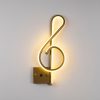 Elegant Gold Wall Lamp, Metal Body, 20 x 45 x 3 cm | Integral LED 12W 3000K | Stylish Lighting for Modern Home Decor, IP20 Rated, Perfect for Living Room & Bedroom Ambiance