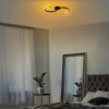 Elegant Black Chandelier, Metal Body, 25 cm Width x 51 cm Height x 5 cm Depth | SMD LED 16W 3000K | Stylish Lighting for Modern Home Décor, IP20 Rated, Perfect for Living Room & Dining Areas