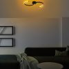 Elegant Black Chandelier, Metal Body, 25 cm Width x 51 cm Height x 5 cm Depth | SMD LED 16W 3000K | Stylish Lighting for Modern Home Décor, IP20 Rated, Perfect for Living Room & Dining Areas
