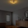 Elegant Gold Chandelier, Metal Body, 37 x 32 x 9 cm | SMD LED 18W 3000K | Stylish Lighting Fixture for Modern Home Decor | Durable Metal Base Plate, IP20 Rated | Perfect for Living Room & Dining Areas