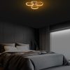 Elegant Gold Chandelier, Metal Body, 37 x 32 x 9 cm | SMD LED 18W 3000K | Stylish Lighting Fixture for Modern Home Decor | Durable Metal Base Plate, IP20 Rated | Perfect for Living Room & Dining Areas