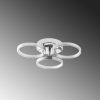 Elegant Chrome Chandelier, Metal Body, 37 x 32 x 9 cm | SMD LED 18W 3000K | Stylish Lighting Fixture for Modern Home Decor, IP20 Rated, Perfect for Living Room & Dining Areas