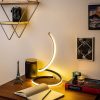 Stylish black table lamp, metal housing, 25 cm diameter x 40 cm height | 80 CRI, IP20, LED 12W 3000K | On/off switch, perfect for modern interior design and ambient lighting solutions