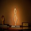 Elegant gold table lamp, metal housing, 20 x 48 x 12 cm | 80 CRI, LED 12W 3000K, IP20 | Stylish lighting for home and office use, on/off switch, 200cm cable, perfect for modern decor