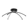 Elegant Black Chandelier, Metal Body, 57 x 20 x 57 cm | SMD LED 28W 3000K | Stylish Lighting for Modern Home Décor, IP20 Rated, Perfect for Living Room & Dining Spaces