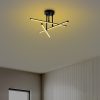 Elegant Black Chandelier, Metal Body, 51 x 26 x 51 cm | SMD LED 18W 3000K | Stylish Lighting Fixture for Modern Home Decor, IP20 Rated, Durable Metal Base Plate, Perfect for Living Room & Dining Areas