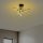 Elegant Black Chandelier, Metal Body, 51 x 26 x 51 cm | SMD LED 18W 3000K | Stylish Lighting Fixture for Modern Home Decor, IP20 Rated, Durable Metal Base Plate, Perfect for Living Room & Dining Areas