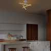 Elegant Chrome Chandelier, Metal Body, 51 x 26 x 51 cm | SMD LED 18W 3000K | Stylish Lighting Fixture for Modern Home Decor, IP20 Rated, Perfect for Living Room & Dining Areas