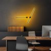 Stylish Black Wall Lamp, Metal Body, 91x10x7 cm & 62x10x7 cm | LED 13W & 8W, 3000K | Durable Metal Base Plate, IP20 Rated | Perfect for Modern Living Rooms, Bedrooms & Hallways
