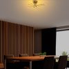 Elegant Gold Chandelier, Metal Body, 61 x 22 x 61 cm | SMD LED 28W 3000K | Stylish Lighting Fixture for Modern Home Decor | Durable Metal Base Plate, IP20 Rated, Perfect for Living Room & Dining Areas