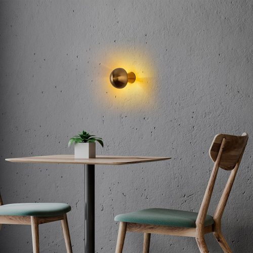 Modern Black Wall Lamp, MDF Body, 60 x 12 x 33 cm, E27 Socket (Max 40W), IP20, Pluggable, Laser-Cut Design, Stylish & Functional Lighting for Any Space