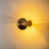 Modern Black Wall Lamp, MDF Body, 60 x 12 x 33 cm, E27 Socket (Max 40W), IP20, Pluggable, Laser-Cut Design, Stylish & Functional Lighting for Any Space