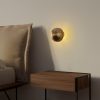 Modern Black Wall Lamp, MDF Body, 60 x 12 x 33 cm, E27 Socket (Max 40W), IP20, Pluggable, Laser-Cut Design, Stylish & Functional Lighting for Any Space