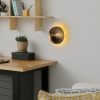 Modern Black Wall Lamp, MDF Body, 60 x 12 x 33 cm, E27 Socket (Max 40W), IP20, Pluggable, Laser-Cut Design, Stylish & Functional Lighting for Any Space