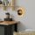 Modern Black Wall Lamp, MDF Body, 60 x 12 x 33 cm, E27 Socket (Max 40W), IP20, Pluggable, Laser-Cut Design, Stylish & Functional Lighting for Any Space