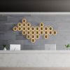 Modern Black Wall Lamp, MDF Body, 60 x 12 x 33 cm, E27 Socket (Max 40W), IP20, Pluggable, Laser-Cut Design, Stylish & Functional Lighting for Any Space