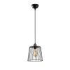 Modern Black Wall Lamp, MDF Body, 60 x 12 x 33 cm, E27 Socket (Max 40W), IP20, Pluggable, Laser-Cut Design, Stylish & Functional Lighting for Any Space
